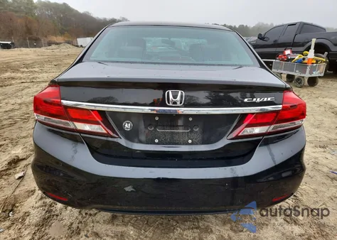 2013 Honda Civic Lx z USA, uszkodzony, nr VIN 2HGFB2F5XDH584719